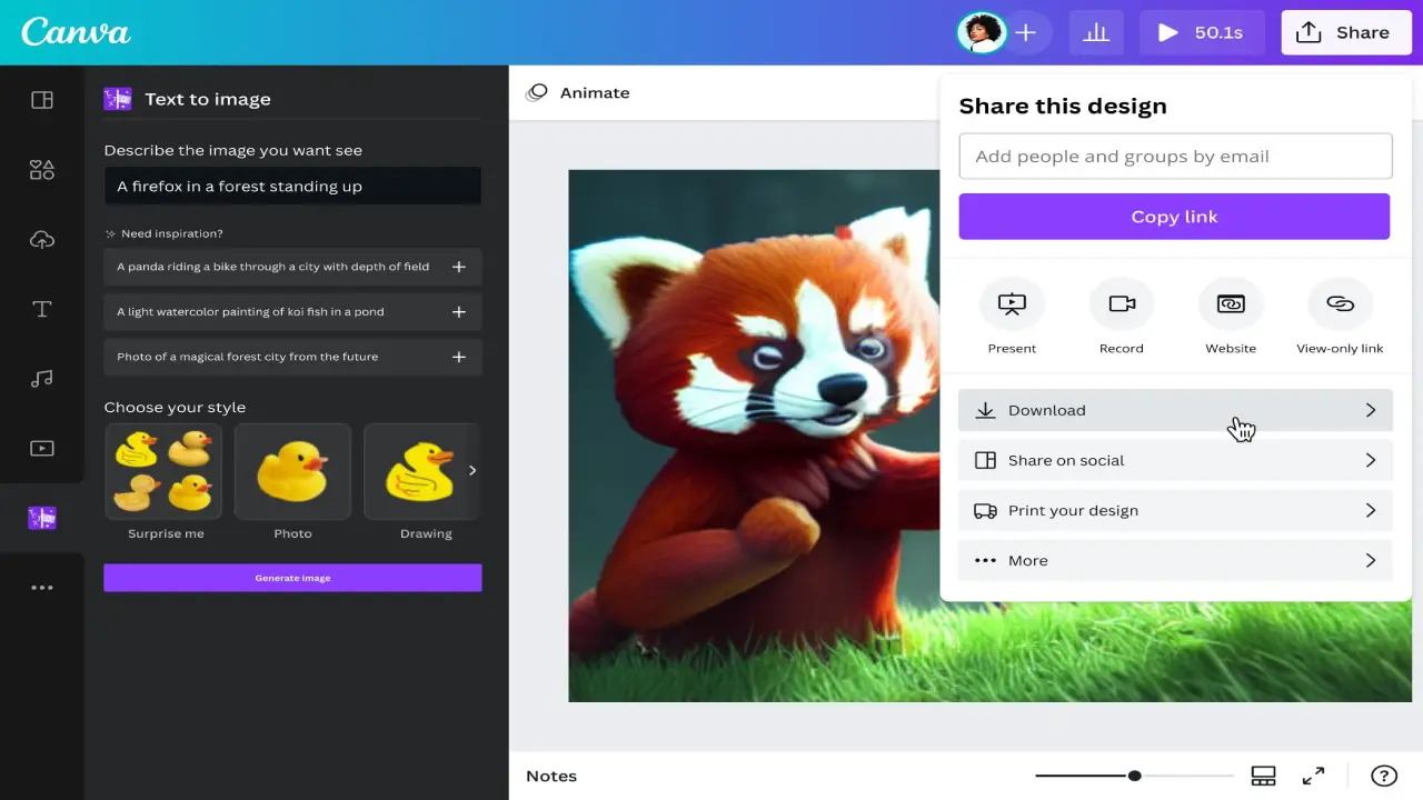 Canva में AI का उपयोग कैसे करें